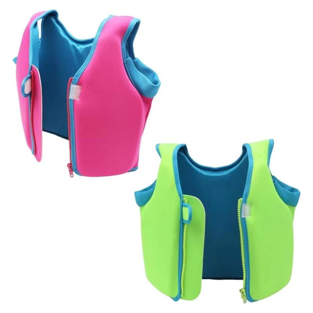 Регулируемый детский спасательный жилет, не спадающий, плавательный жилет без надувания, пляж