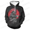 Spring Autumn Japan Ronin Samurai 3D Print Hoodies Men Women Children Hooded Harajuku Cool Swearshirts Fashion Streetwear
