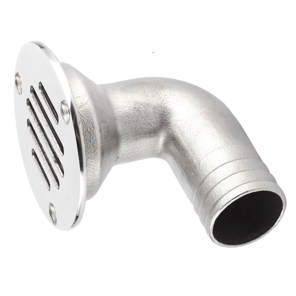 Marine Deck Drain 316 Stainless Steel 90 Degree Elbow Floor Drain 32mm for Boat Yacht