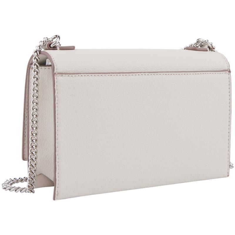 Calvin Klein Minimalist Metal Chain Artificial Leather Shoulder Bag Medium Women bags Beige DH2806-WGY