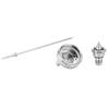 3pcs Stainless Aircap Nozzle Needle Tip Accessory Fit for W101 Pneumatic Spray Gun (1.3mm)