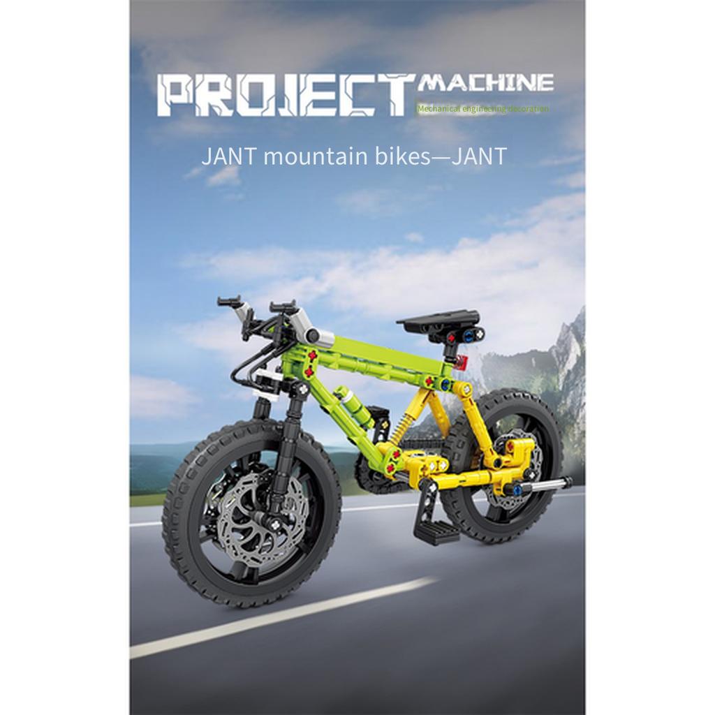 Mechanical Mountain Bike Building Blocks Model, Small Particle Educational Assembling Bricks, Kids DIY Puzzle Toy, Gift For Boys Girls