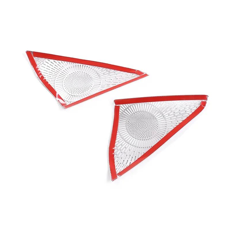 Aluminum Alloy Interior Door Speaker Frame Trim For Mercedes Benz E Class W212 E260 320L 2012-2015 Car Accessories