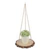 Household Courtyard Retro Vantage   Hanging Plant Shelf Plant Display Rack Home Decoration