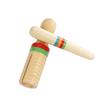 Colorful Wooden Crow Sounder Wood Guiro Kids Children Musical Toy Persussion Instrument