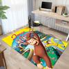 Curious George Adventure Carpet For Playroom Bedroom Living Room Sofa Home Decorkids Game Area Rug Nonslip Floor Mat