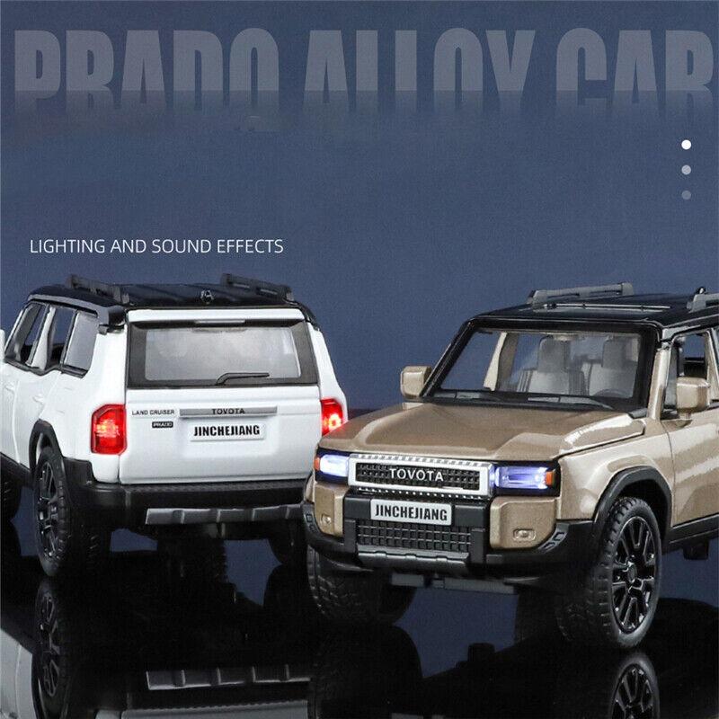 1/32 Toyota 2024 PRADO Land Cruiser литая модель автомобиля внедорожная игрушка из металла