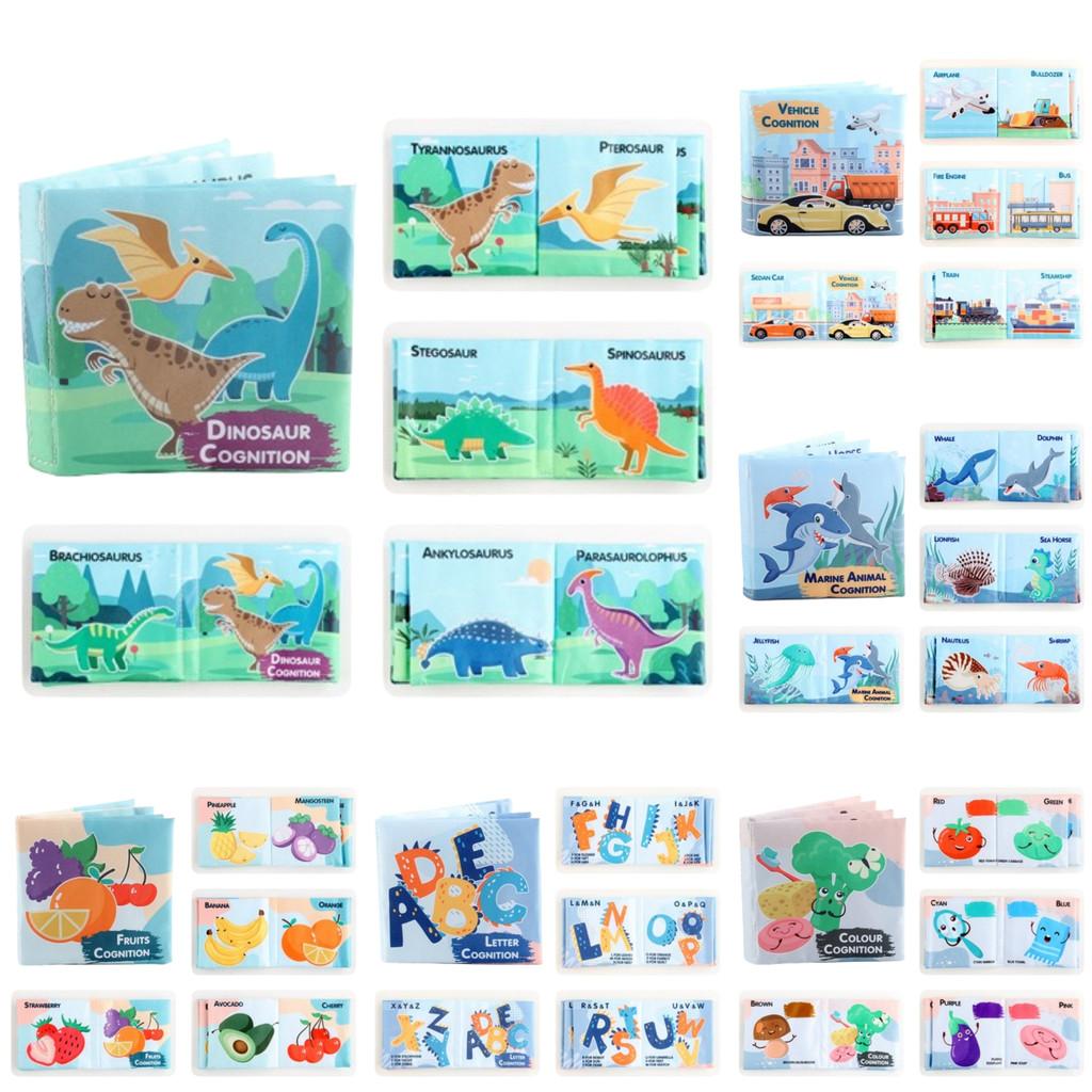 Children's Educational Alphabet Cloth Book Tear-resistant With Sound Paper 3d Dinosaur Ocean Cloth Book