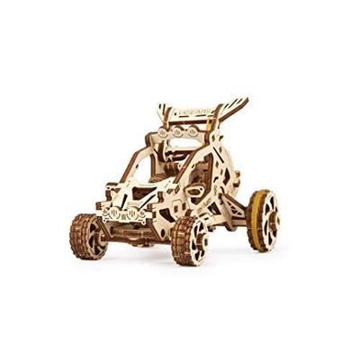 UGEARS Мини-багги — 3D-пазл для детей и взрослых — комплект механической модели небольшого автомобиля