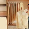 Protective Clothes Dust Cover Cotton Linen Wardrobe Organizer Suit Cover Storage Bag  for Home