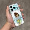 Daria Cool Girl Fashion Magnetic Wireless Charging Transparent White Phone Case For iPhone 17,16,15,14,13,12,11,Pro,Max,Plus