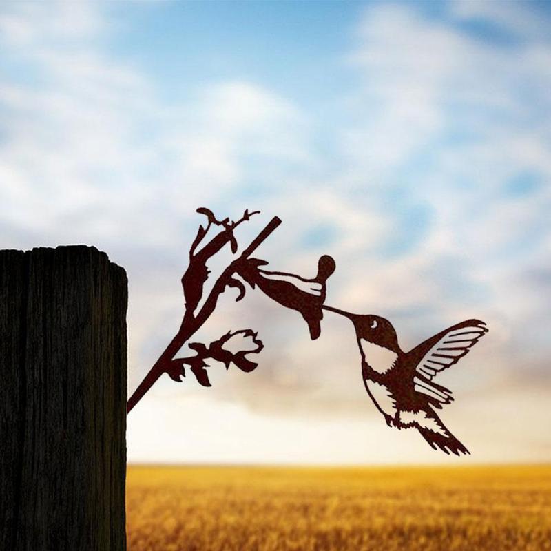 Gardening Ornaments Owl Bird Art Creative Simulation Animal Bird Ornament Garden Statues Yard Decor Gift Easter Decoration