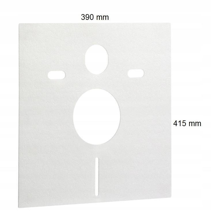 Pad, Mat, Seal For A Wall-Hung Toilet Bowl