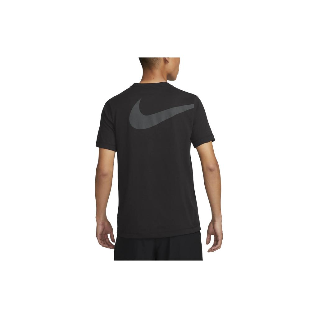 Nike Футболки мужские черные с круглым вырезом умеренного прямого кроя FJ5271-010