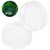 2PCS Aquarium Shrimp Feeding Dish Bowls  Acrylic Fish Tank Feeder Round for Pet Turtle