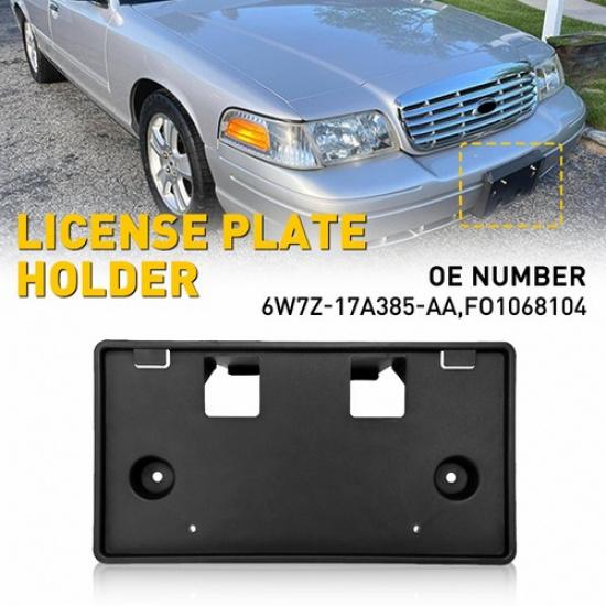 For 1998-2011 Ford Crown Victoria Front License Plate Frame Mount Bracket Holder