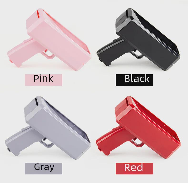 Уникальная игрушка-денежный пистолет для вечеринок и свадеб - стреляет купюрами долларов США