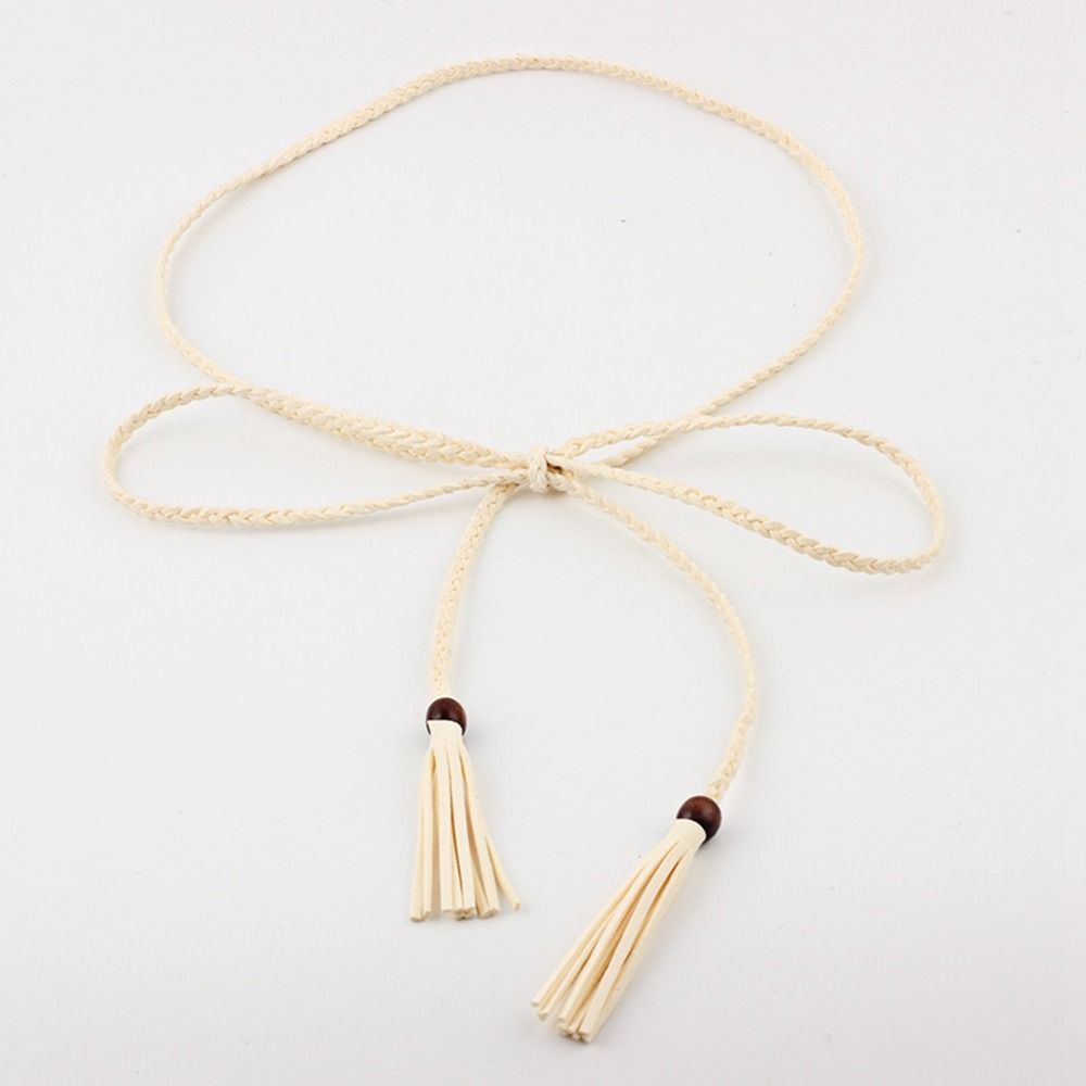 Dress Waistbands Accessories Ethnic Style Belts Braided Tassel Belt Women Waist Chain Waist Rope