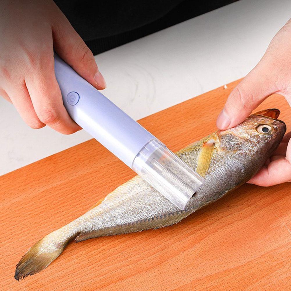 Электрический скребок для чистки рыбы, скребок для чистки рыбы, 1500 мАч, инструменты для морепродуктов, строгальный станок для чистки рыбы для шеф-поваров и домашних поваров, инструменты для чистки рыбы