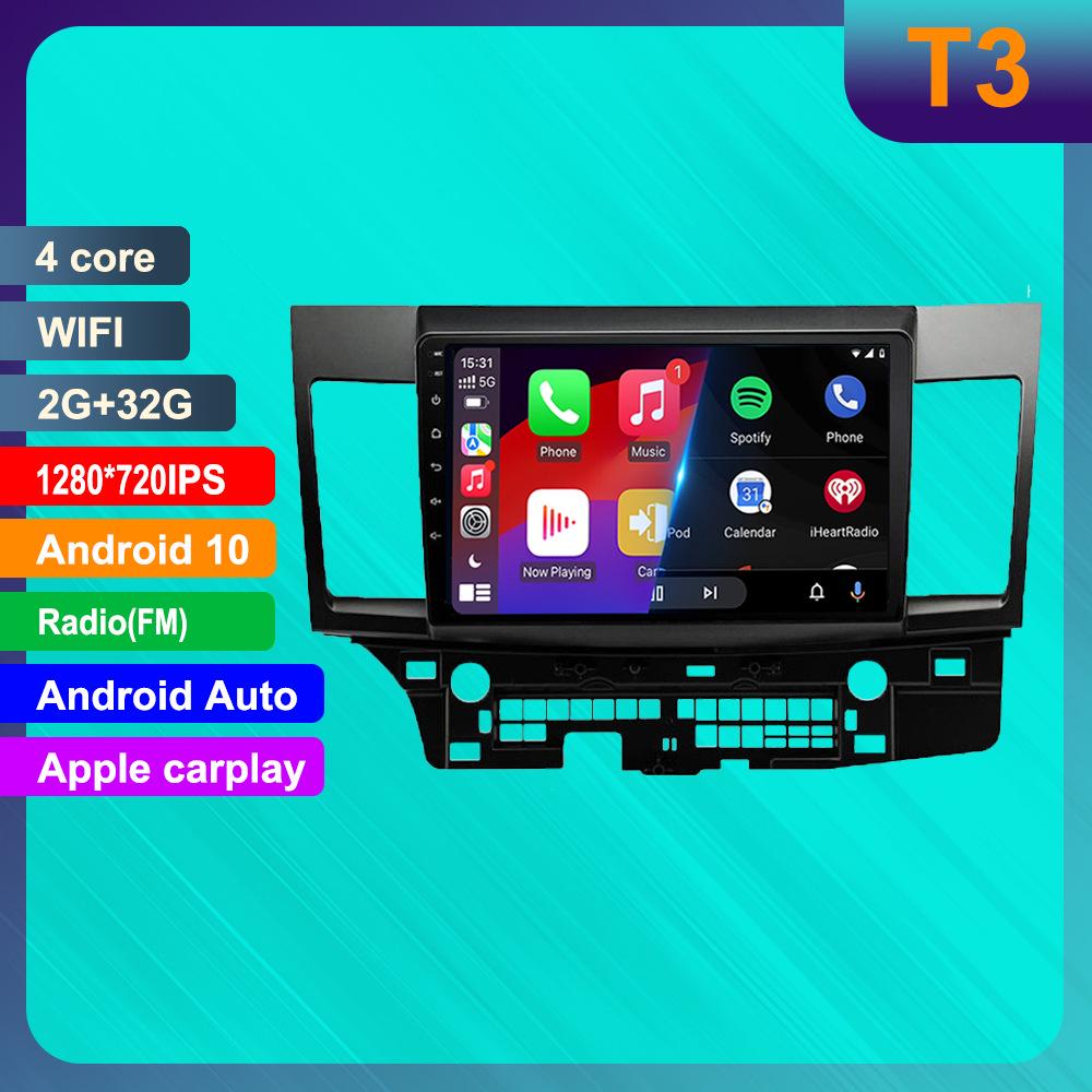 10-дюймовый Android GPS-навигатор с Bluetooth и камерой заднего вида для Mitsubishi Lancer (2008-2015 гг.)