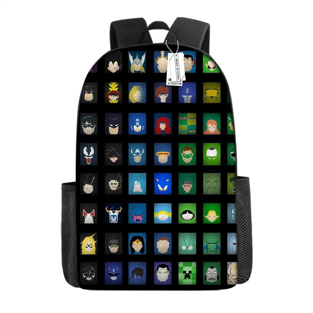 Super Mario School Bag Cartoon Anime Backpack Mario Backpack Super Mario School Bag