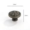 Brass Closet Door Knoks Bronze Cabinet Knobs Dresser Handle  for Warehouse, Glass Door& Garden Door