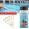 50/100Pcs Pool Test Strips 7 In 1 Spa Test Strips Hot Tub Water Test Paper for Hardness Chlorine Bromine Cyanuric Acid Total Alkalinity And PH