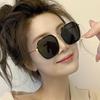 Sunglasses Women'S Trendy Sunglasses Sun Protection Uv Protection Big Face Thin