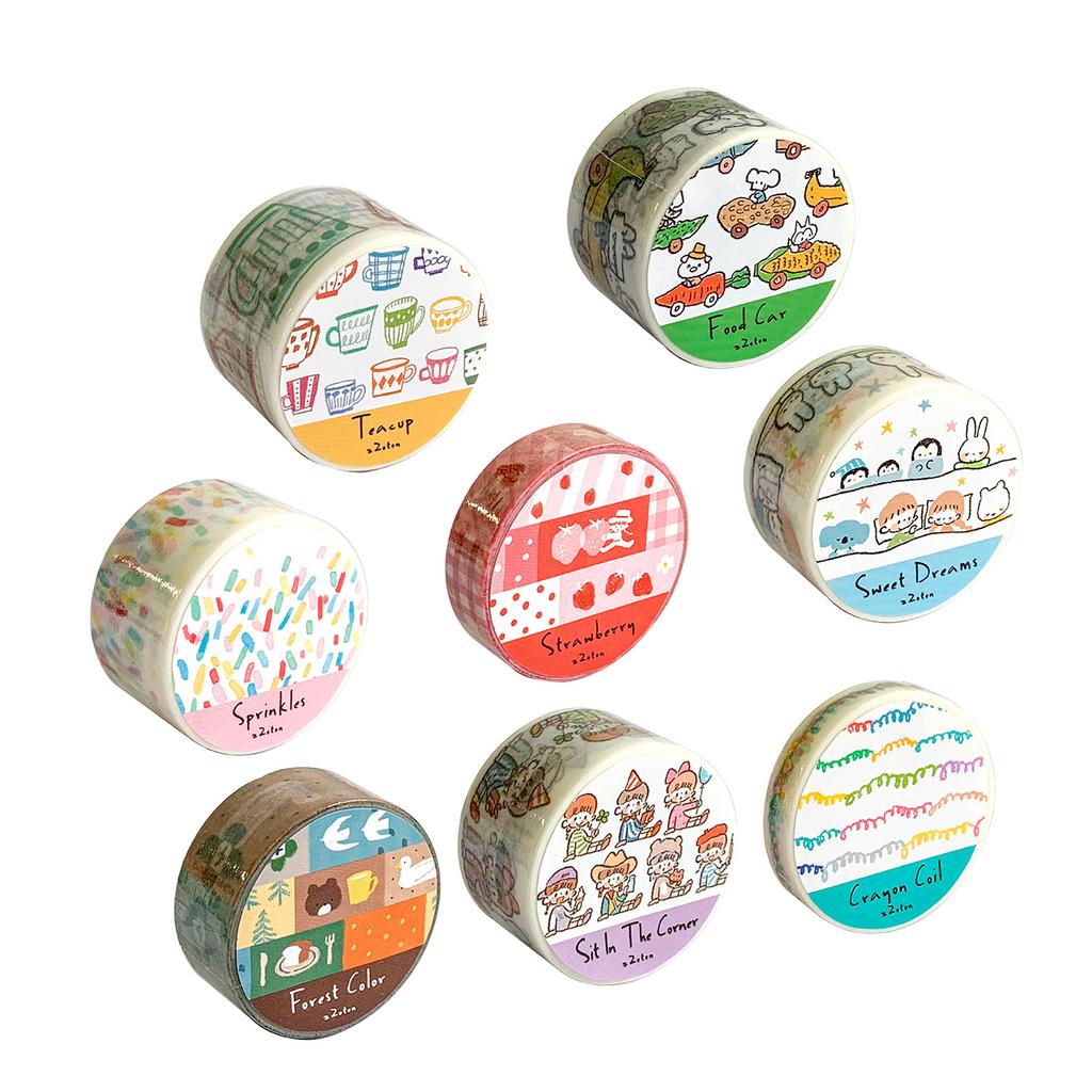 1pcs/1lot Decorative Adhesive tapes Vegetable and fruit cart coil masking tapes Junk Journal