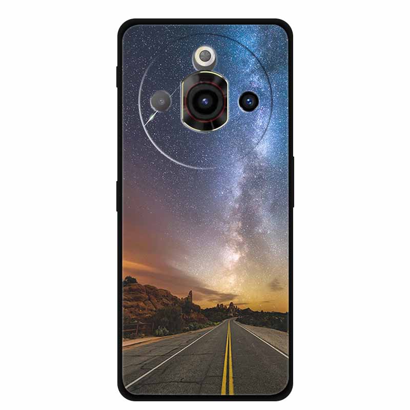 Чехол для ZTE Nubia Focus Pro 5G Мягкий бампер для Nubia Focus Pro Черные силиконовые чехлы для телефона Nubia Focus Pro 5G Защитный чехол
