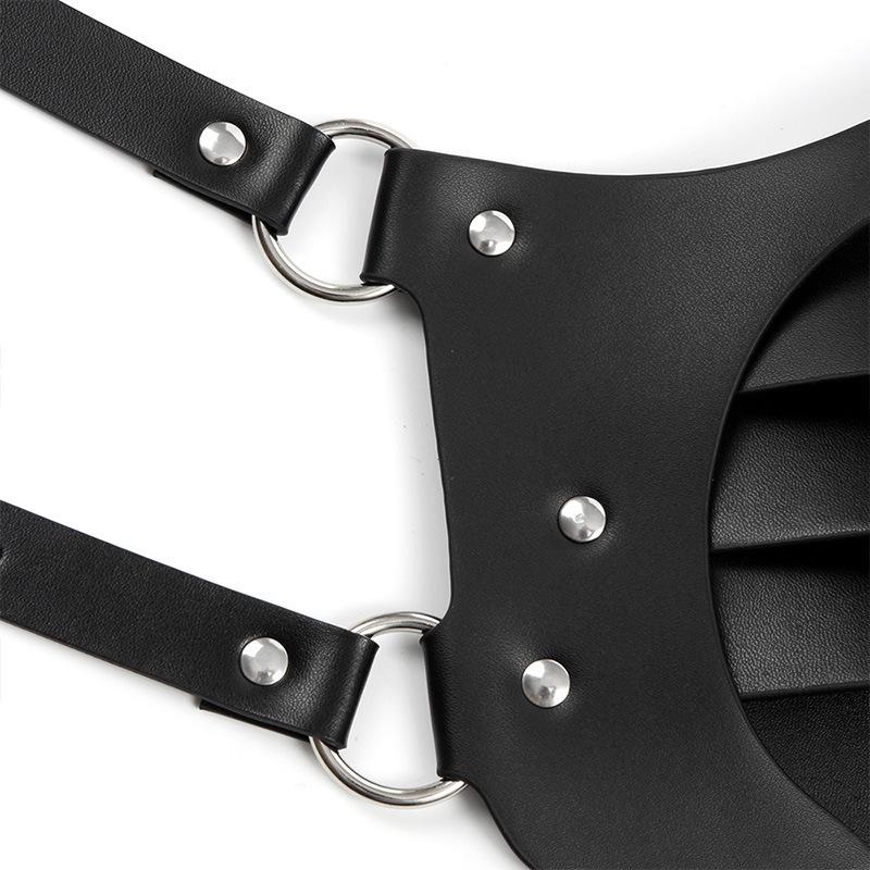 PU Leather Punk Halloween SM Role-Playing Mask