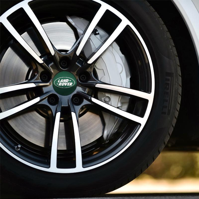4Pcs 56mm Car Wheel Center Hubcap Rim Cover Badge Emblem Sticker For Land Rover SVR Range Rover L322 L405 Sport Discovery 3 4 SV BQ3