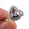 Натуральный александрит драгоценный камень 925 цельное серебро ювелирное кольцо размер 7 M0O47