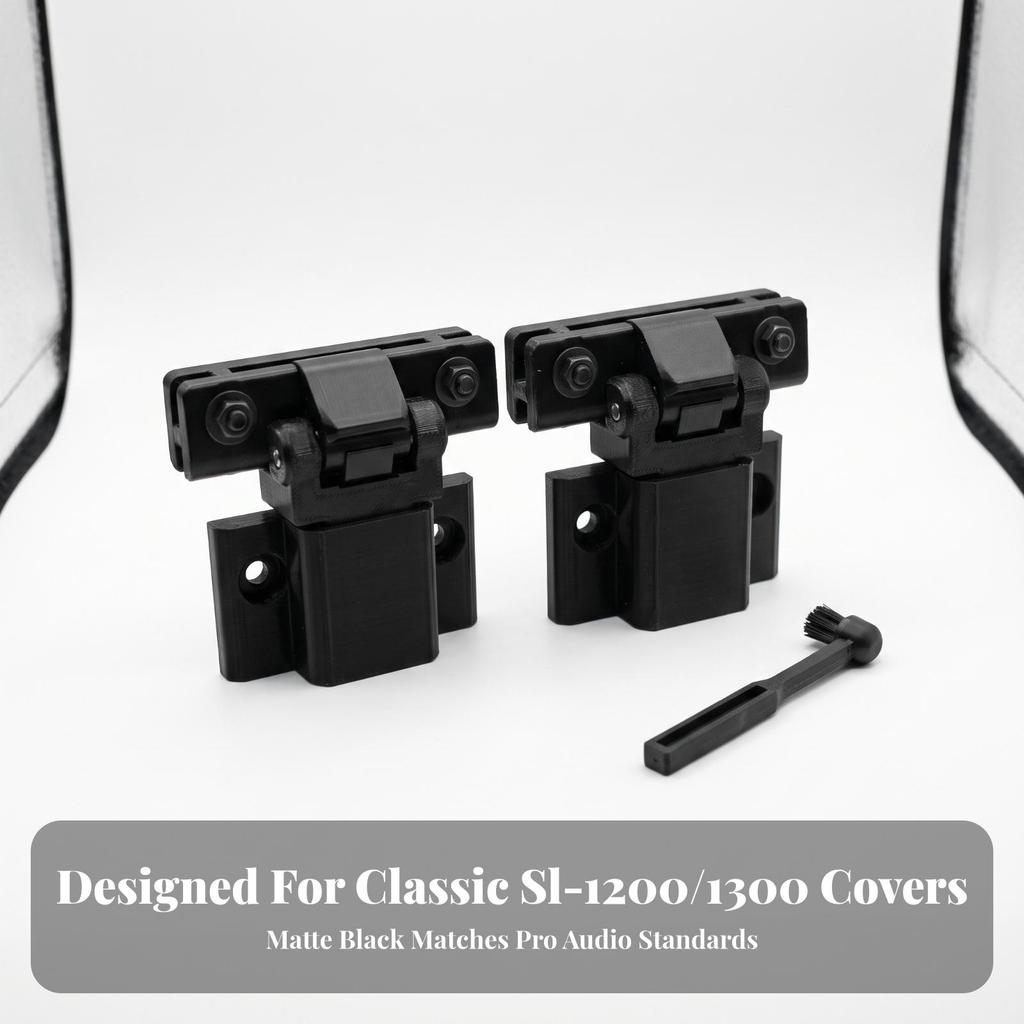 Turntable Hinges with Accessory Easy Installation Dust Cover Hinge Robust