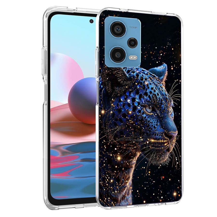 Чехол для телефона с принтом гепарда и бриллиантами-иллюзиями для Redmi Note 13 12 14 15 Pro Plus 13R 11 11T 11E 11S 10 Pro 10S 9 9S Чехол Cell Cl