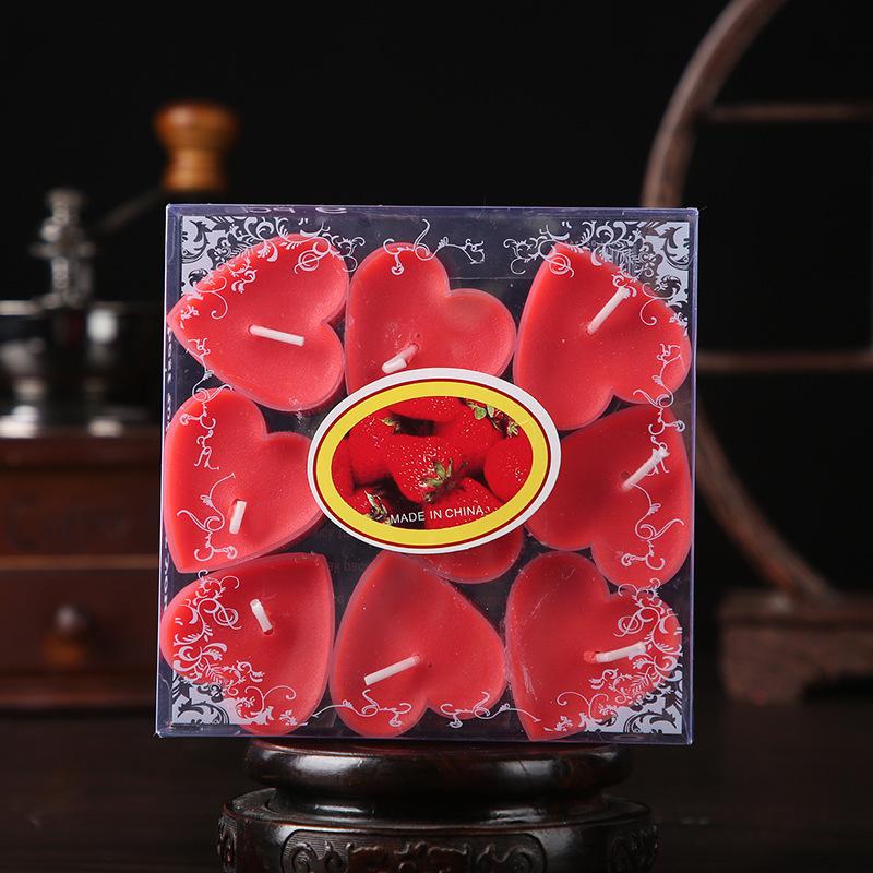 Свеча в форме сердца романтический День святого Валентина чайный воск предложение маятник маленькая свеча реквизит искусство ароматическая свеча