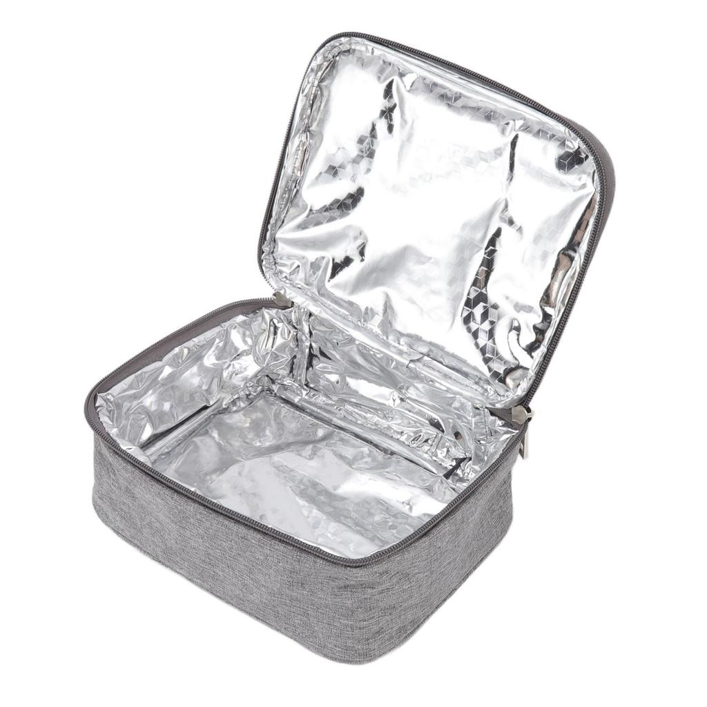 Портативная печь с подогревом через USB, легкая очистка, материал из ткани Оксфорд, подогреваемый ланч-бокс для офисных поездок