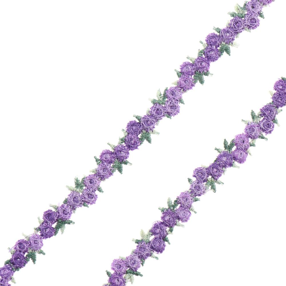 DIY Craft Wedding Dress Polyester Flower Lace Trim Water soluble Ribbons Fabric Trim Embroidered