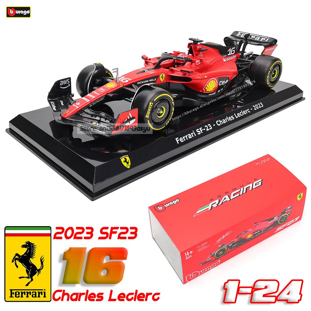 Ббураго 1:24 2022~2025 F1 Феррари SF23 Ред Булл RB19 RB18 Мерседес Бенц W14 Макларен MCL38 металлический модель автомобиля игрушка серия коллекция