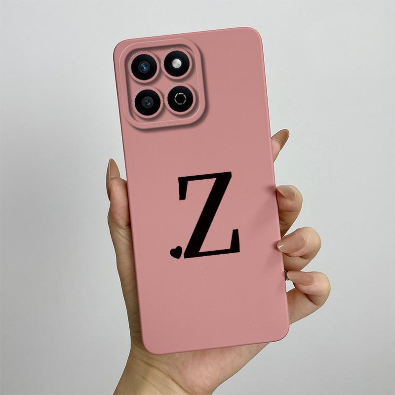 Чехол для Honor 200 Smart Case Защита объектива камеры Милые буквы Силиконовый противоударный чехол для телефона для Honor 200 Smart 5G Capa
