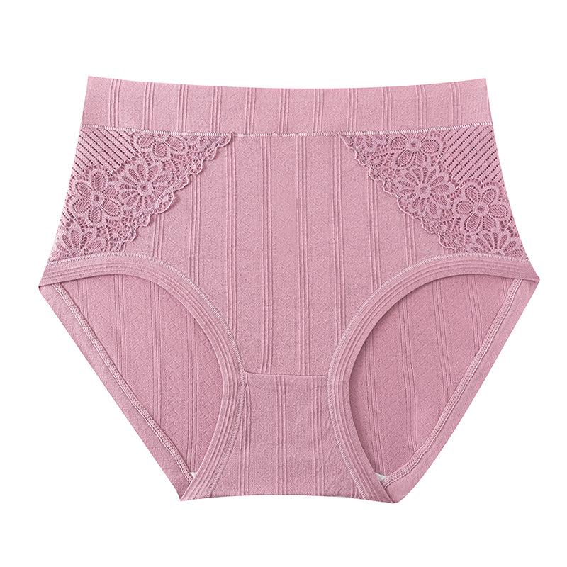 High-Waist Cotton Antibacterial Underwear for Middle-Aged Women, Plus Size 200 Lbs