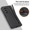 For Samsung Galaxy Z Fold 7 Case Skin Feel PC Anti-fingerprint Folding Cover with Free Stylus Pen+Glass For Z Fold7