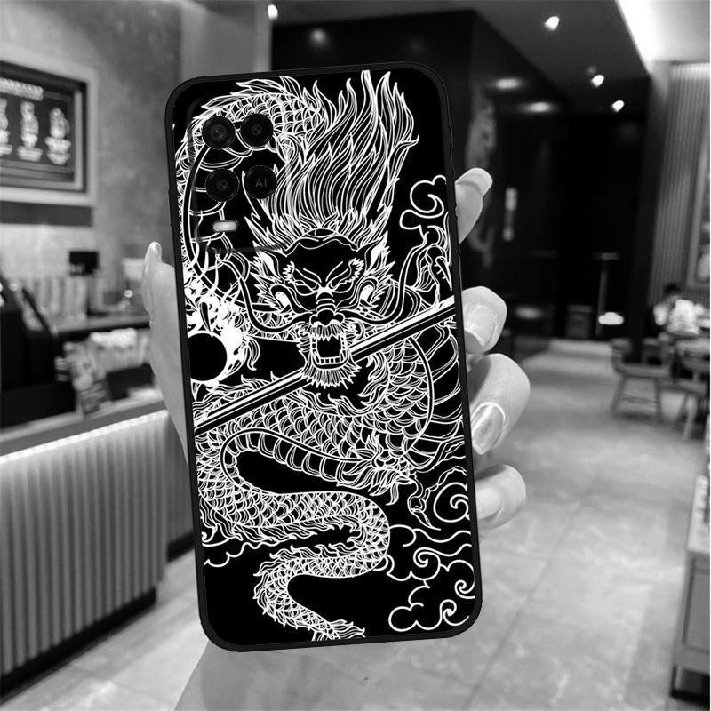 DRAGON TATTOO JAPANESE Чехол Для Oppo A74 A54 A94 A78 A98 A18 A60 A80 A40 A38 A58 A96 A76 A16 A15 A17 A57 A77 A5 Pro