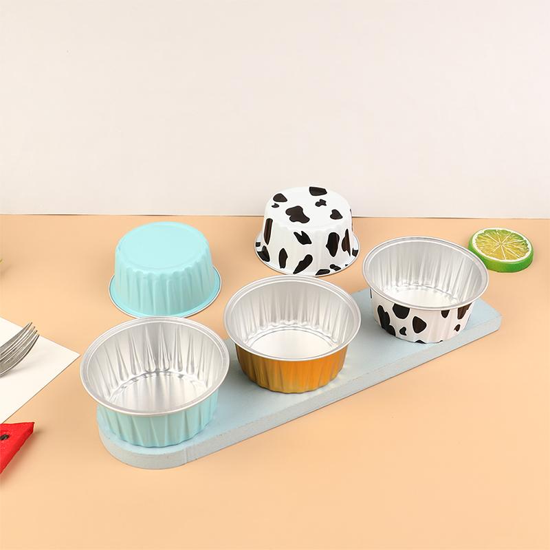 10 шт. многоразовых круглых формочек из алюминиевой фольги для пудинга, тортов, инструментов для выпечки