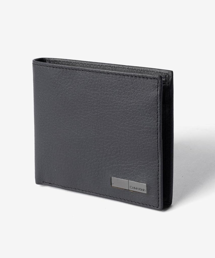 Кошелек 31CK130031 КАРМАН ДЛЯ БАНКНОТ [Calvin Klein] Складывающийся вдвое С ОТДЕЛЕНИЕМ ДЛЯ МОНЕТ Мужской ЧЕРНЫЙ/Черный [Б/У]