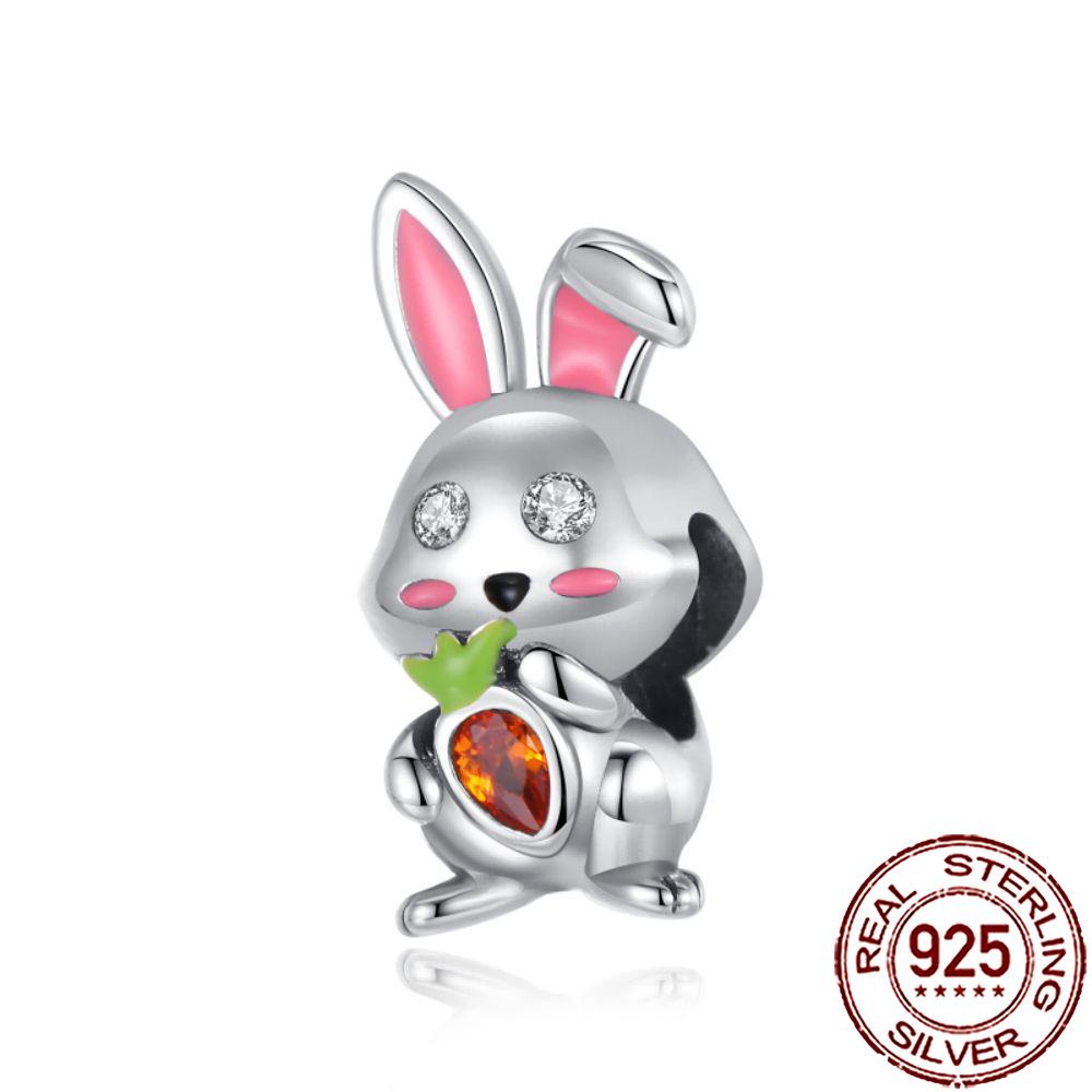 New Charms 925 Silver Cat Dog Flamingo Chameleon Axolotl Animal Beads Fit Bracelet Necklace Women DIY Jewelry
