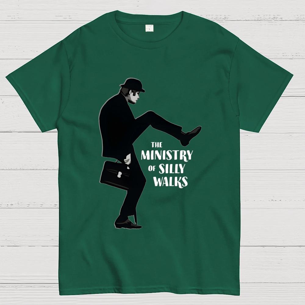 The Ministry of Silly Walks Unisex 100% Cotton Summer Casual Cool Loose T-Shirt