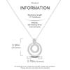 Original Necklace 925 Sterling Silver CZ Simple Heart Chain Necklace For Women Fit Original Charm Beads DIY Making Jewelry Gift