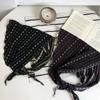 Triangle Scarf Scarf Women's Spring and Summer New Cotton and Linen Floral Headband Versatile Bag Head Scarf Headband Women's Silk Scarf
