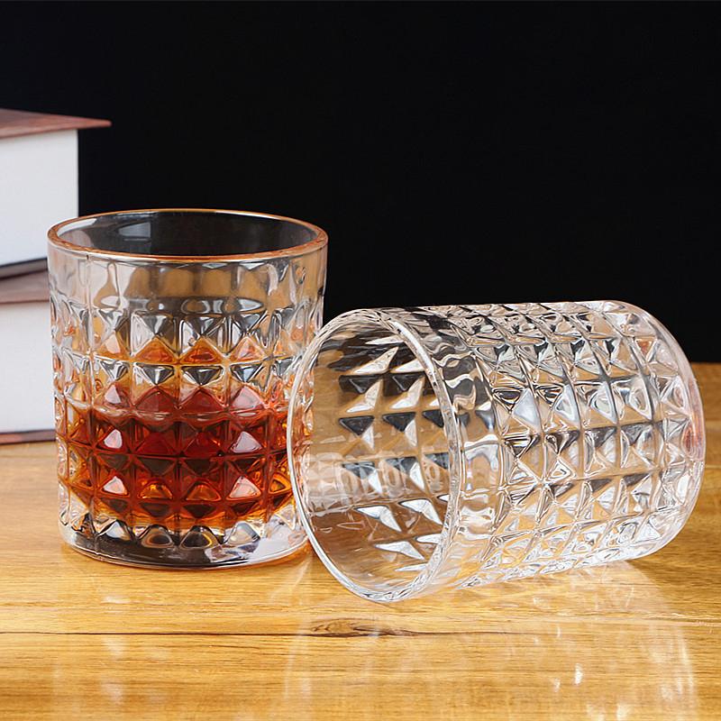 Стекло Diamond Style Whisky Glass Ins Nordic Creative Cocktail Wine Glass Drinking Brandy Transparent House Drinks Пивная кружка